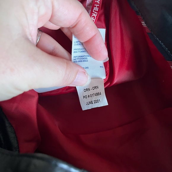 Tommy Hilfiger Leather Size 14 Pants Trousers Slacks Straight Leg - Picture 3 of 6